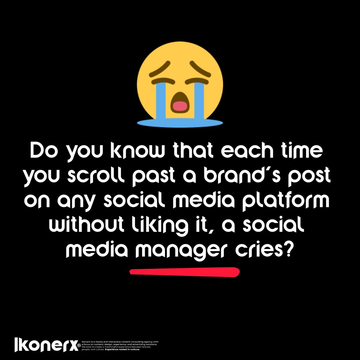 Every Social media manager knows this. 
.
.
.
-------
#Ikonerx #socialmediamanager #relatablepost #BBTitans #relatable #Socialmedia #socialmediatips #socialmedianews