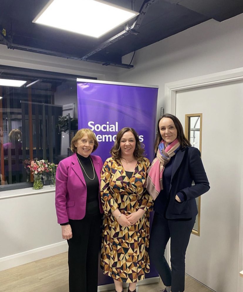 DubSCSocDems's tweet photo. We are delighted to share some fantastic news with you. @jencumminssocdems has been selected to stand as your local election candidate for the Dublin South West Inner City area. Jen ran in the local elections in 2019 and narrowly missed out on a seat. Well done Jen 💜 https://t.co/3iEC7cbb9u