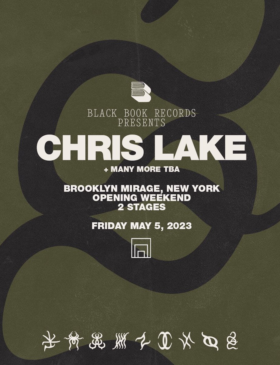 Chris Lake (@chrislake) on Twitter photo New York… I would never forget about you :) I’m taking over <a href="/BrooklynMirage/">The Brooklyn Mirage</a> in a BIG way with <a href="/blackbookrecs/">Black Book Records</a> on May 5th for the opening weekend. 2 stage venue takeover 🔥🔥
Tix live Friday. Sign up for pre sale to get them first! app.hive.co/l/3s148h New York… I would never forget about you :) I’m taking over <a href="/BrooklynMirage/">The Brooklyn Mirage</a> in a BIG way with <a href="/blackbookrecs/">Black Book Records</a> on May 5th for the opening weekend. 2 stage venue takeover 🔥🔥
Tix live Friday. Sign up for pre sale to get them first! app.hive.co/l/3s148h