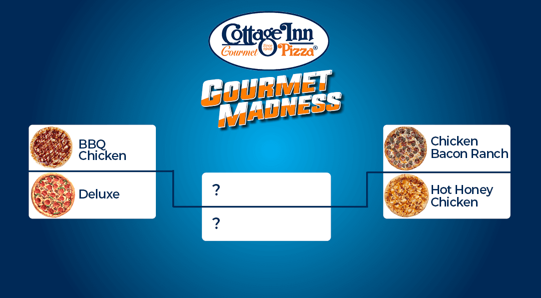 CottageInn's tweet photo. We are closer and closer to getting the 2023 GOURMET CHAMPION! ๐๐๐ฅ
The final FOUR are here. Stay mad, and stay with your bracket. We will select the winner around April 10th.
#staymad #pizzabracket #perfectbracket #gourmetmadness #dreamteam #gourmetpizza https://t.co/q8AT1iAW2h