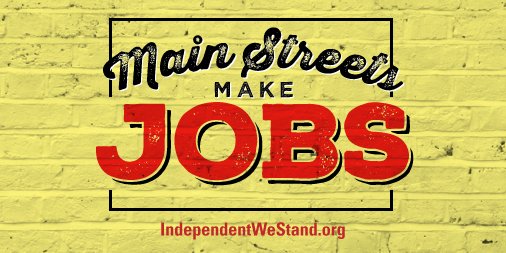 Another good reason to support the locally owned businesses on your favorite #mainstreet