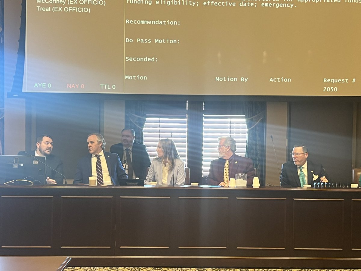 Reese Gorman on Twitter "The Senate Education Committee and Senate