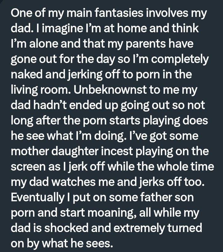 PervConfession on Twitter: "He has naughty fantasies with his dad https