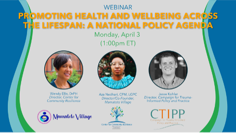 Black women experience maternal mortality rates 3-4X greater than white women. We kick off #NPHW 4/3 at 1pm ET with our partners <a href="/MamatotoVillage/">Mamatoto Village</a> to learn how one org is making a diff &amp; the policies that can save lives. Register at  bit.ly/3JNE1rV