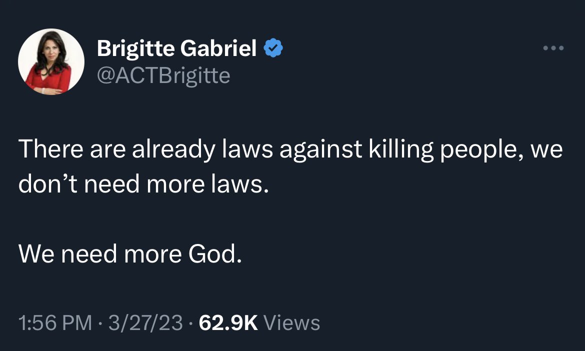 RonFilipkowski's tweet image. It’s odd that so many countries with church attendance a fraction of ours have almost zero mass shootings.