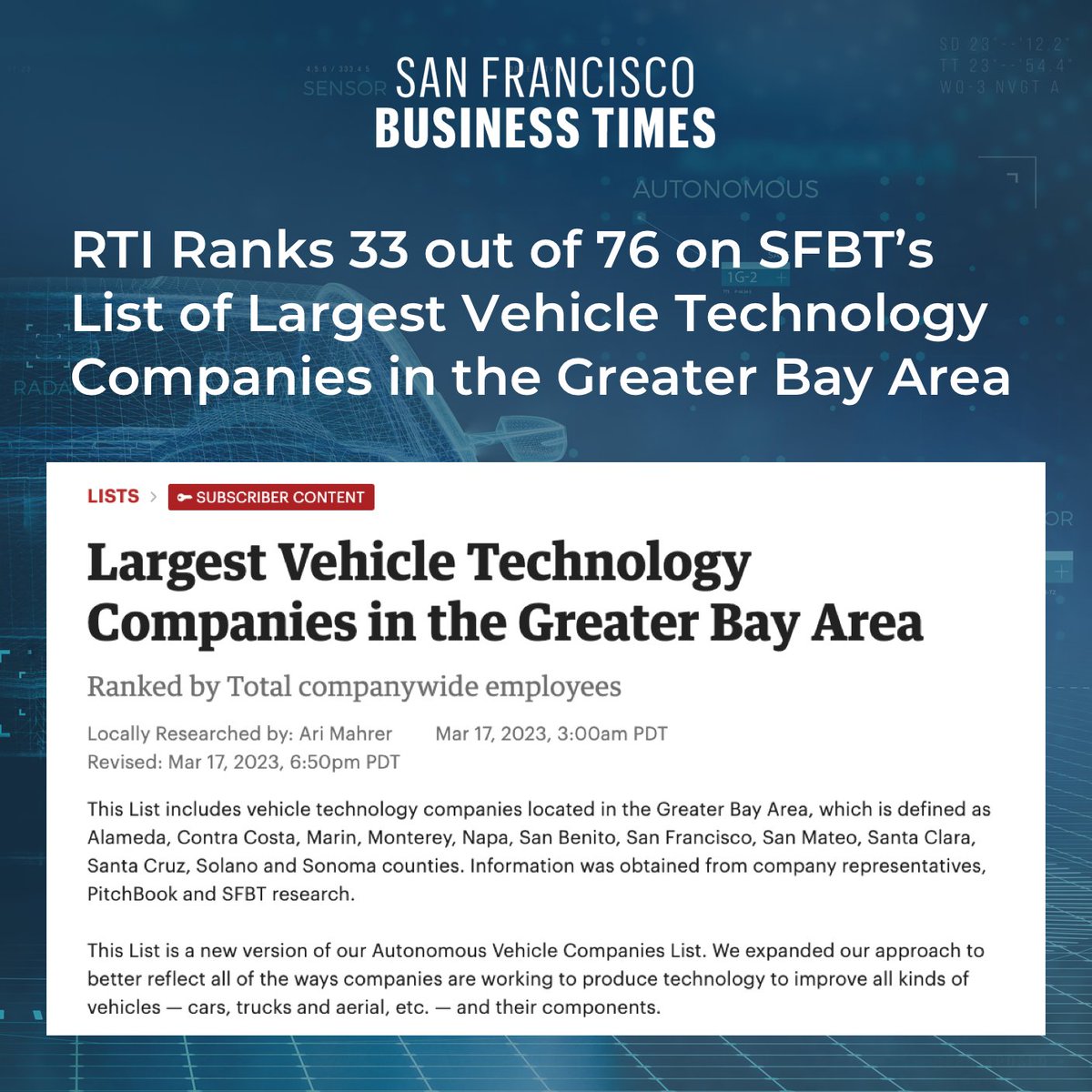 Real-Time Innovations (RTI) tweet media