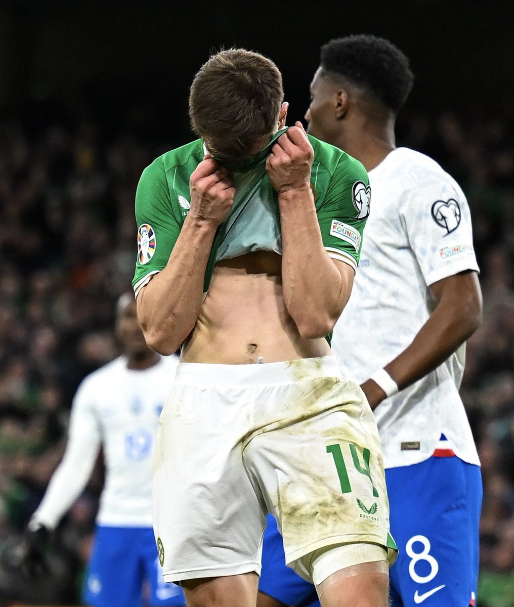 That was some performance from the boys in green 🇮🇪☘️⚽️

Very unlucky not to get a result 💚

#IRLFRA #COYBIG