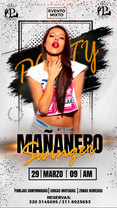 SwingerParaiso's tweet photo. 🌟MIÉRCOLES 29 DE MARZO🌟 Ven y disfruta del mejor ambiente SW en el paraíso🔥😈 hermosas invitadas💃🏻y varías parejas confirmadas👩🏻❤️👨🏻. Excelentes zonas húmedas 📲3118925653✅Reserva AHORA #HMH #SWINGER #SW #SEX #MHM #PARAISO #añonuevo #party #rumbasw https://t.co/3ugP3cxKtp