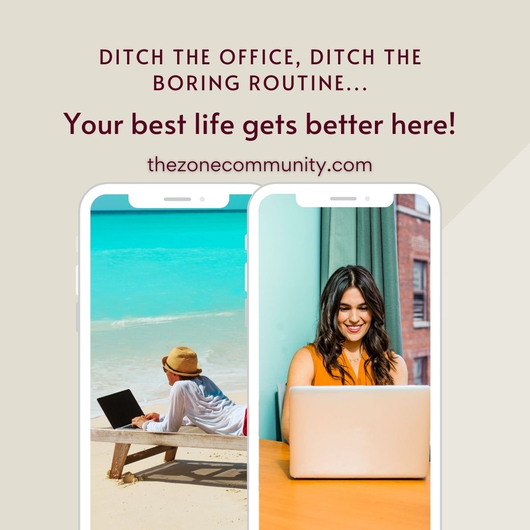 WFHExpert's tweet photo. It's time to ditch the office and that boring routine and lean into the community you need to be truly productive working from anywhere! Learn more about The Zone Community here: https://t.co/TRUZzAJuMn

#thezonecommunity #organwise #reimaginework #remotework #remoteworking ... https://t.co/ZJc39qWCjI
