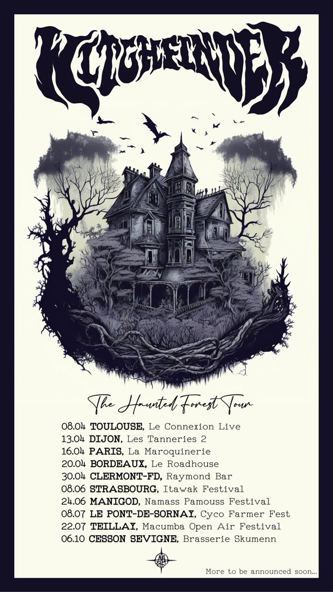 08.04 TOULOUSE
13.04 DIJON
16.04 PARIS
20.04 BORDEAUX
30.04 CLERMONT-FD
08.06 STRASBOURG 
24.06 MANIGOD
08.07 LE PONT-DE-SORNAY
22.07 TEILLAY
06.10 CESSON SEVIGNE