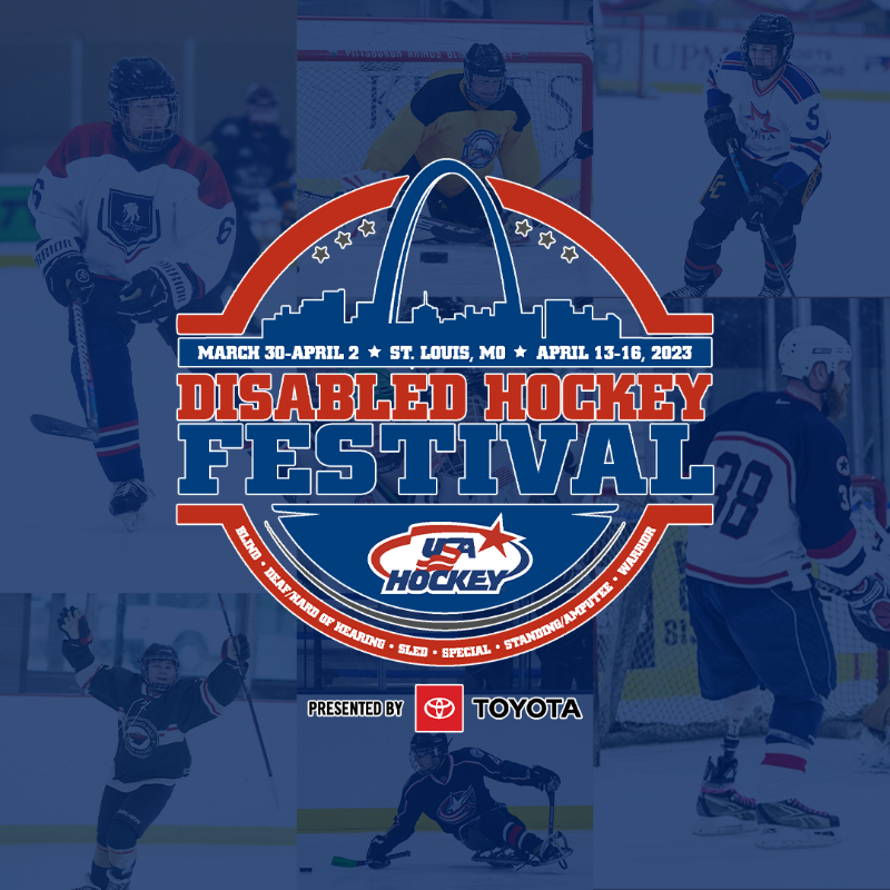 usahockey's tweet photo. We're excited to kick off the @Toyota - USA Hockey #DisabledFestival this Thursday!
A record-breaking 130 teams will play in this year’s Festival!
More Disabled Festival info ⤵️