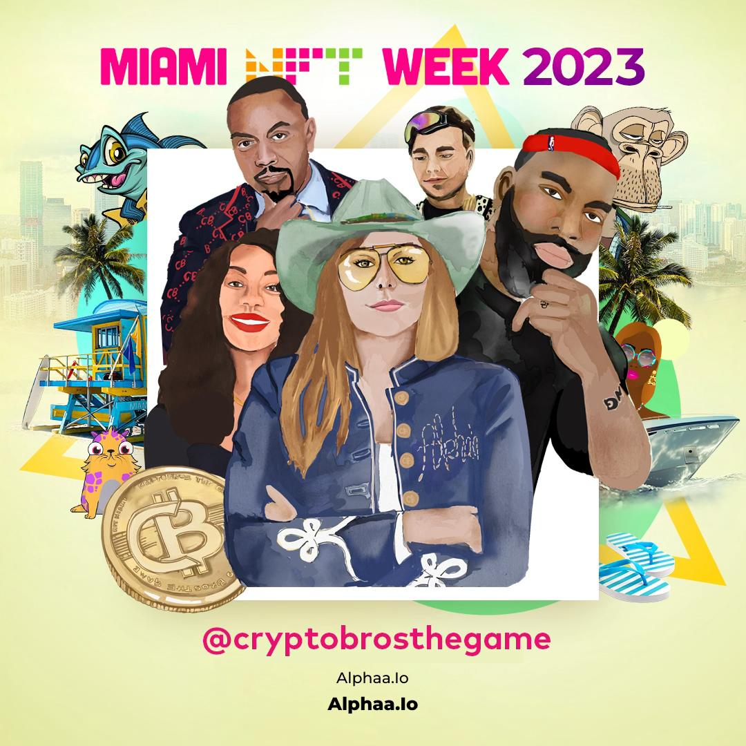 Come and join us tonight on Twitter Spaces, Where we'll discuss engagement and diverse faces, @motherofalphaa 's solution for diversity in crypto, Crypto Bros the game, is sure to be a hit, though! Exclusively on <a href="/MiamiNFTweek/">#MiamiNFTWeek</a>