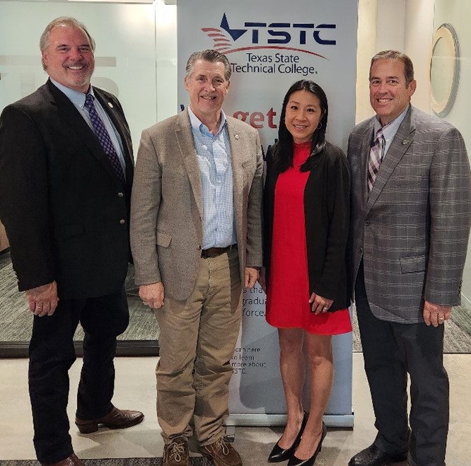 TrevinoTWCLabor's tweet photo. Building a skilled workforce with technically trained classrooms for all industries across Texas. Enjoyed meeting and learning how TSTC accelerates careers with Michael Reeser, Chancellor &amp; CEO and Joe Arnold Deputy Vice Chancellor @TSTCstrong.

#TSTCProud #TXWorks https://t.co/oRNlRZKjhW