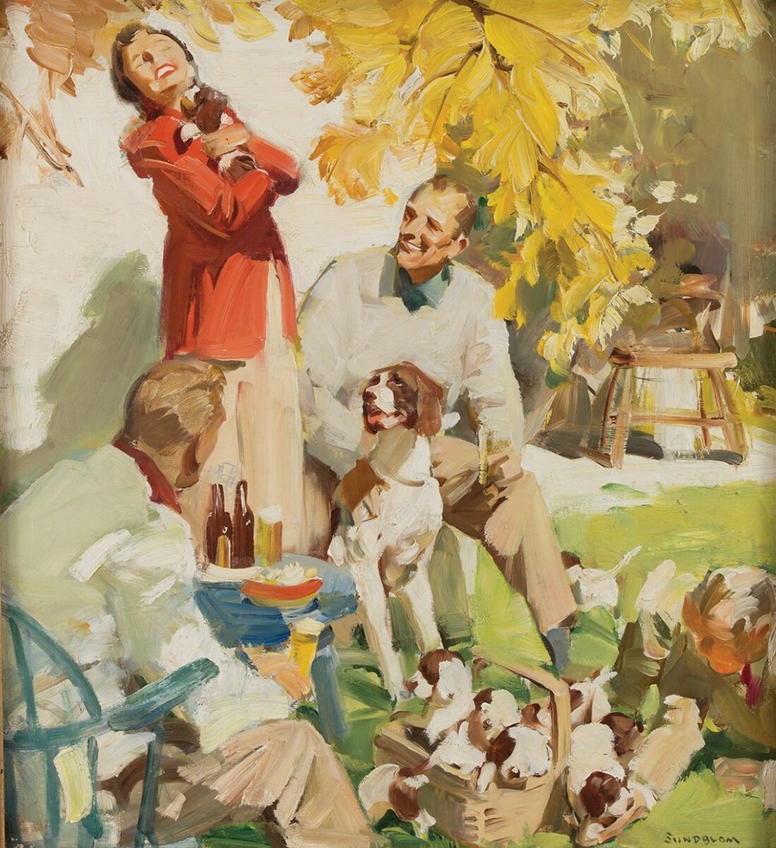artistsundblom's tweet photo. Love at First Sight #kitsch #haddonsundblom https://t.co/J8k6I0wGXD https://t.co/oVT9dJBTK6