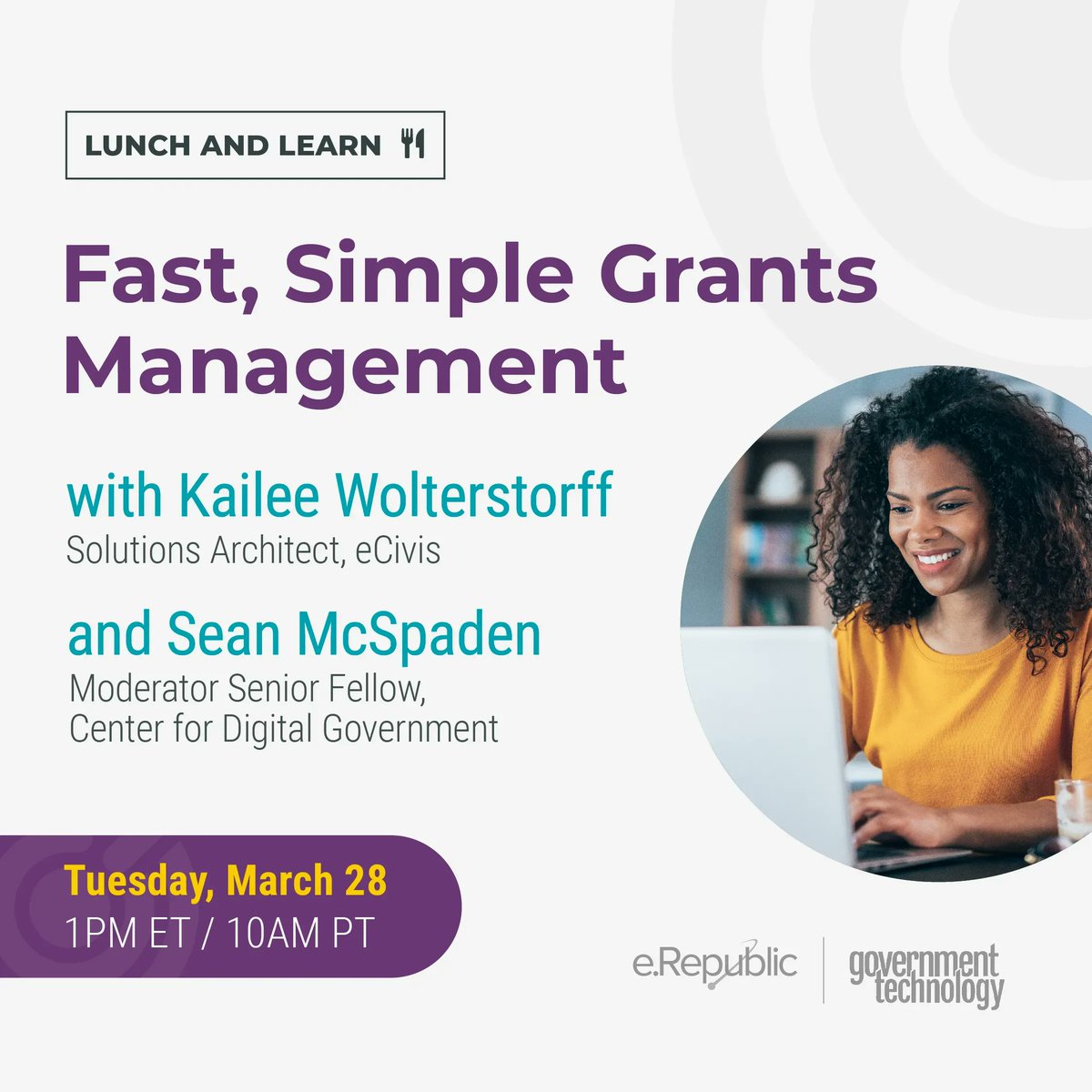 Is your #government ready to achieve complexity-free #grantsmanagement?

Join us tomorrow at 1 PM ET/10 AM PT o explore the best practices for streamlining your organization's #grantsadministration processes:
buff.ly/3lLYhlY