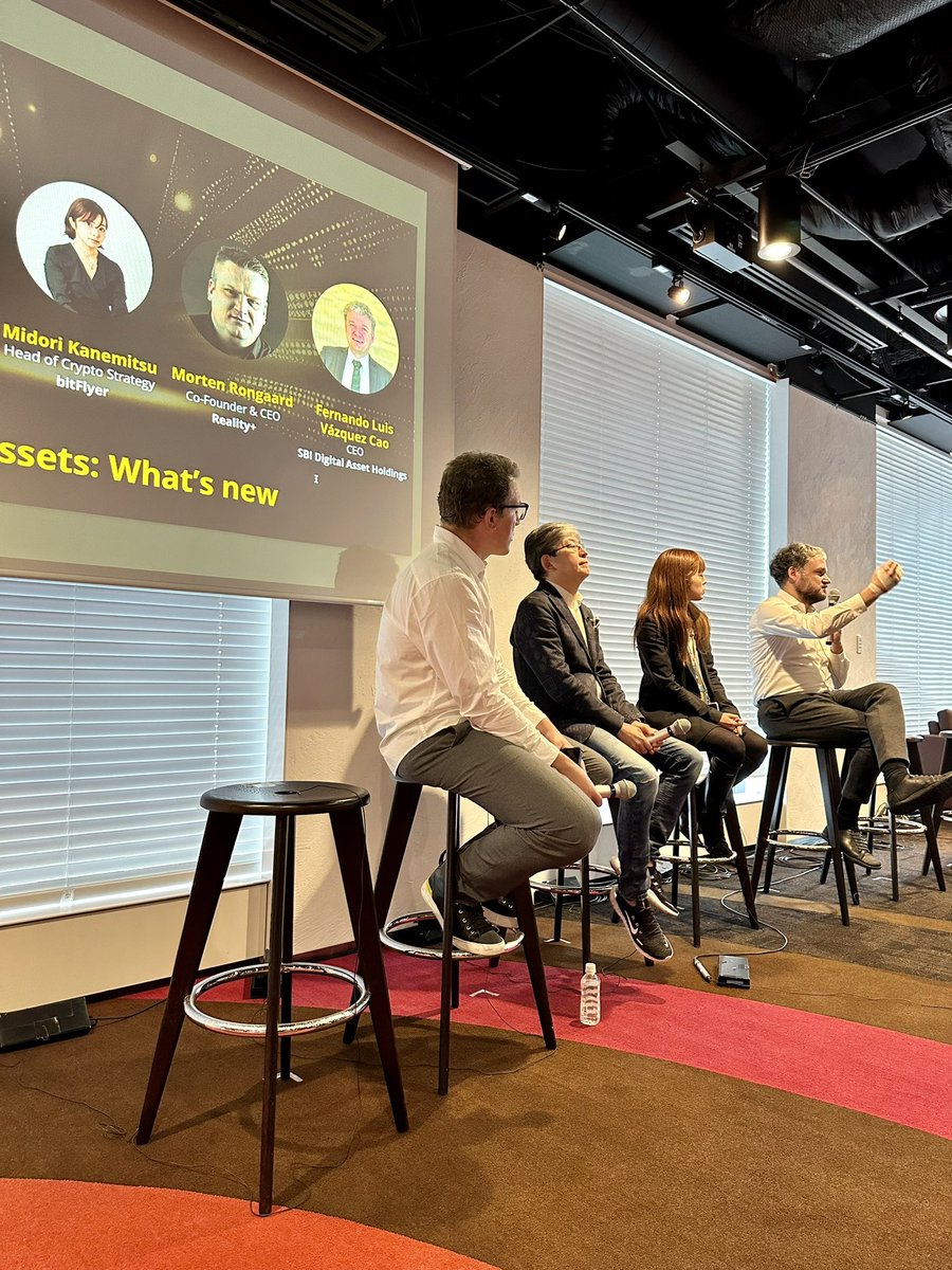 TradeTokyo's tweet photo. Attending "The Conference" at Japan Fintech Festival with so many knowledgeable panelists. @japanfintechfes being hosted by @fintech_japan is bringing global leaders in #fintech to discuss the future and sustainability of tech innovation. おめでとう! 般社団法人Fintech協会(1/2) https://t.co/YPnnUVO3WQ