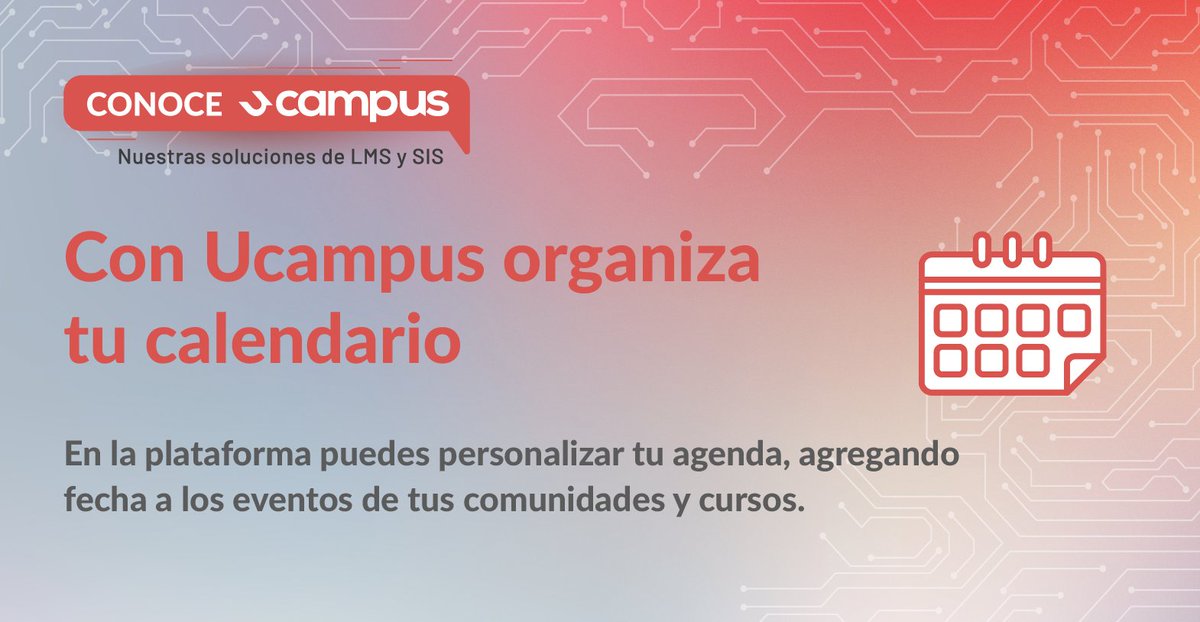 ucursos's tweet photo. Para quienes los calendarios son indispensables y organizan su vida completa, ya cuentan con la herramienta perfecta en su plataforma preferida. 👀 https://t.co/CenTc76WQl