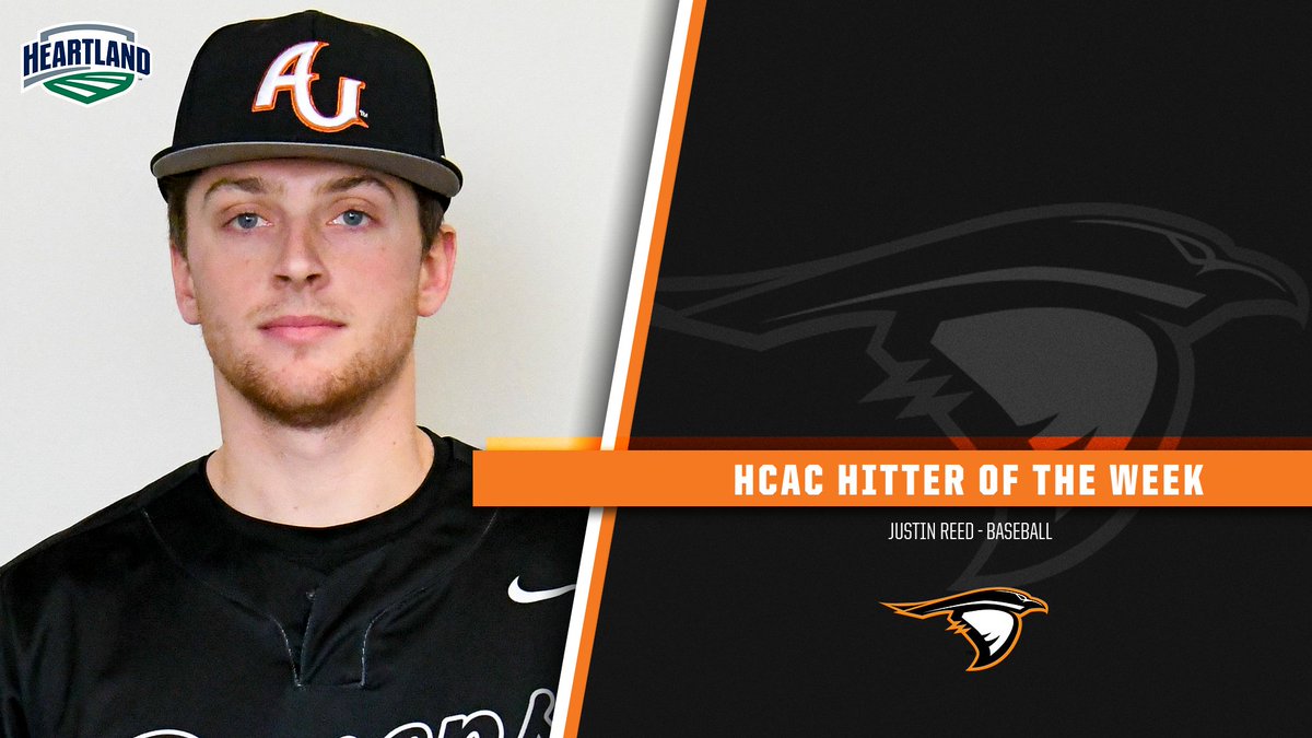 AthleticsAU's tweet photo. Congrats to @AURavensBSB's Justin Reed on being tabbed the @HCACDIII Hitter of the Week! Reed went 9-for-19 with 3 homers, 2 doubles, 1 triple and 10 RBI's as Anderson went 3-1 on the week. #SoarRavensSoar #GBGR #TheBestIsYetToCome https://t.co/D2vbt5yxVq