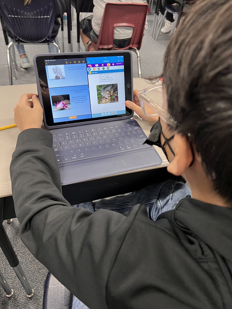 I had such a great time creating books in the <a href="/AppleEDU/">Apple Education</a> Pages app with some 5th grade @hi_hawks today! They did research in Pebble Go to find their answers and write their own questions. Talk about #crosscurricular connections!! <a href="/gccisd_edtech/">Goose Creek CISD Educational Technology</a> <a href="/GCCISDScience/">GCCISDScience</a> <a href="/GCCISDLiteracy/">GCCISDELA</a>