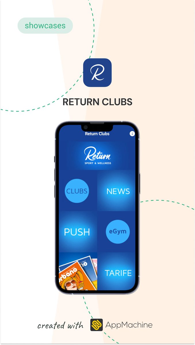 AppMachine's tweet photo. A sports and wellness app is easy to create with the features of the AppMachine app builder 💪

Wondering how easy it is to build an app with AppMachine? 
Try it out now > https://t.co/PQQzVPby9S

#AppBuilder #app https://t.co/nKoqDEoiOq