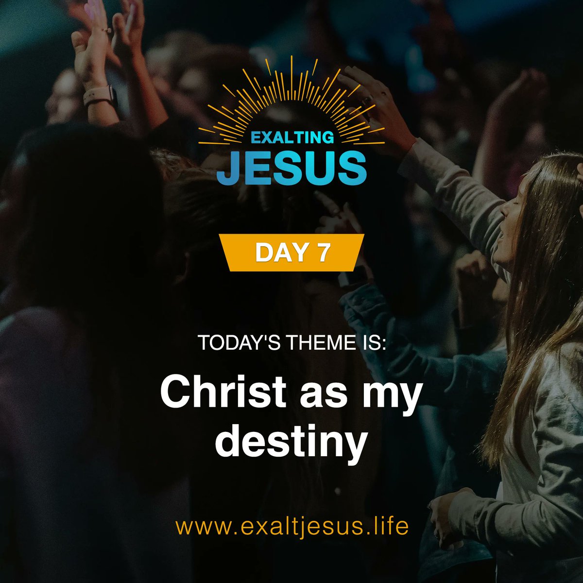 ChristNowOnline's tweet photo. Today's Theme: 𝐂𝐡𝐫𝐢𝐬𝐭 𝐚𝐬 𝐦𝐲 𝐝𝐞𝐬𝐭𝐢𝐧𝐲 

This Easter season, join https://t.co/MGwTgrBHC3 and hundreds of thousands globally on this 21-Day Video Journey into MORE of Christ.

https://t.co/XWcrLM3Kip

#exaltjesus #easter #awakening https://t.co/O10Tamiy1A