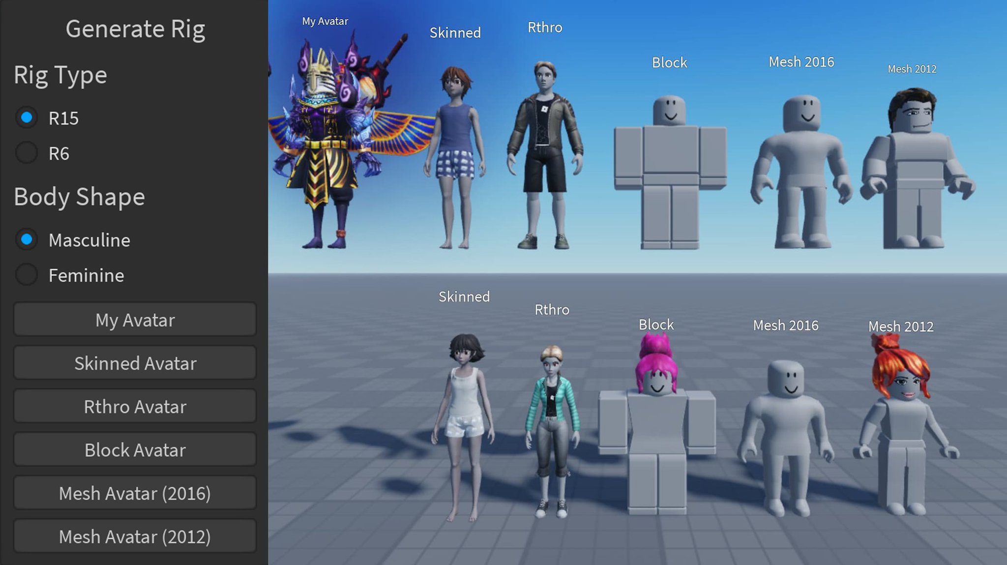 Professional avatar maker in roblox by Rooiveduvel