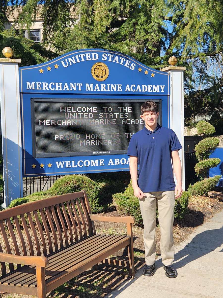 First official college visit
<a href="/USMMA_Athletics/">USMMA Athletics</a>