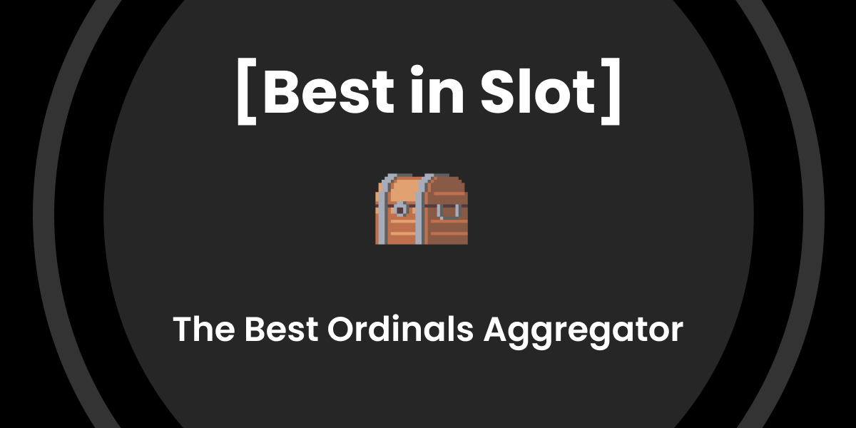 bestinslotxyz's tweet photo. Hello #Ordinals fam 🌞

We are building the best Ordinals Aggregation Experience.

Markets &amp; wallet integrations coming very soon 👀

Check it out here 👉🏼 https://t.co/9MEi7ed3gE https://t.co/YdVrLCloIU