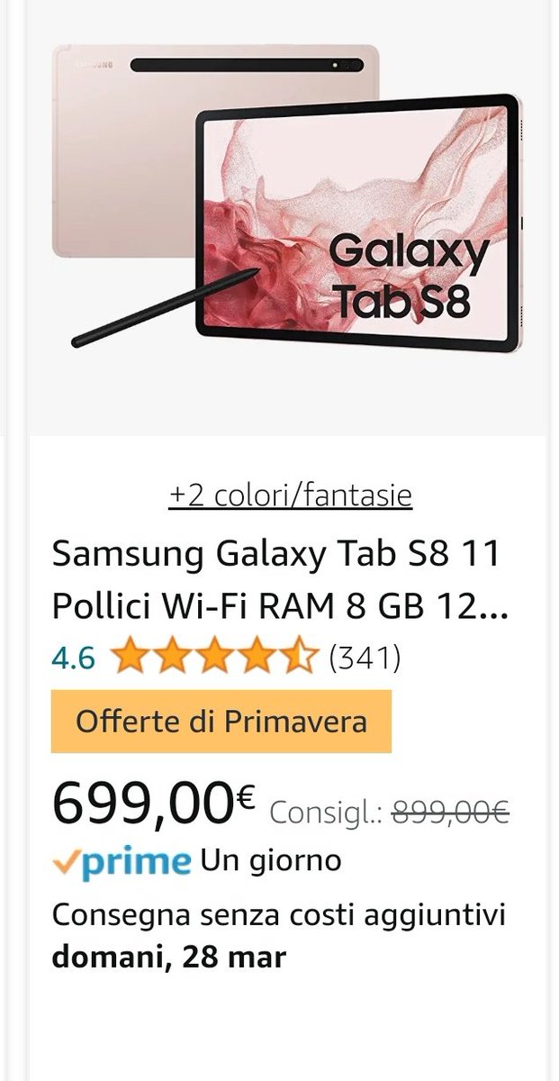 TechCovo's tweet image. Sono iniziate le offerte di Primavera su Amazon.

Buoni acquisti!
@TechCovo

#Amazon #Primavera #offerteamazon #Samsung #apple #Google #Pixel #28marzo #AmazonPrime
