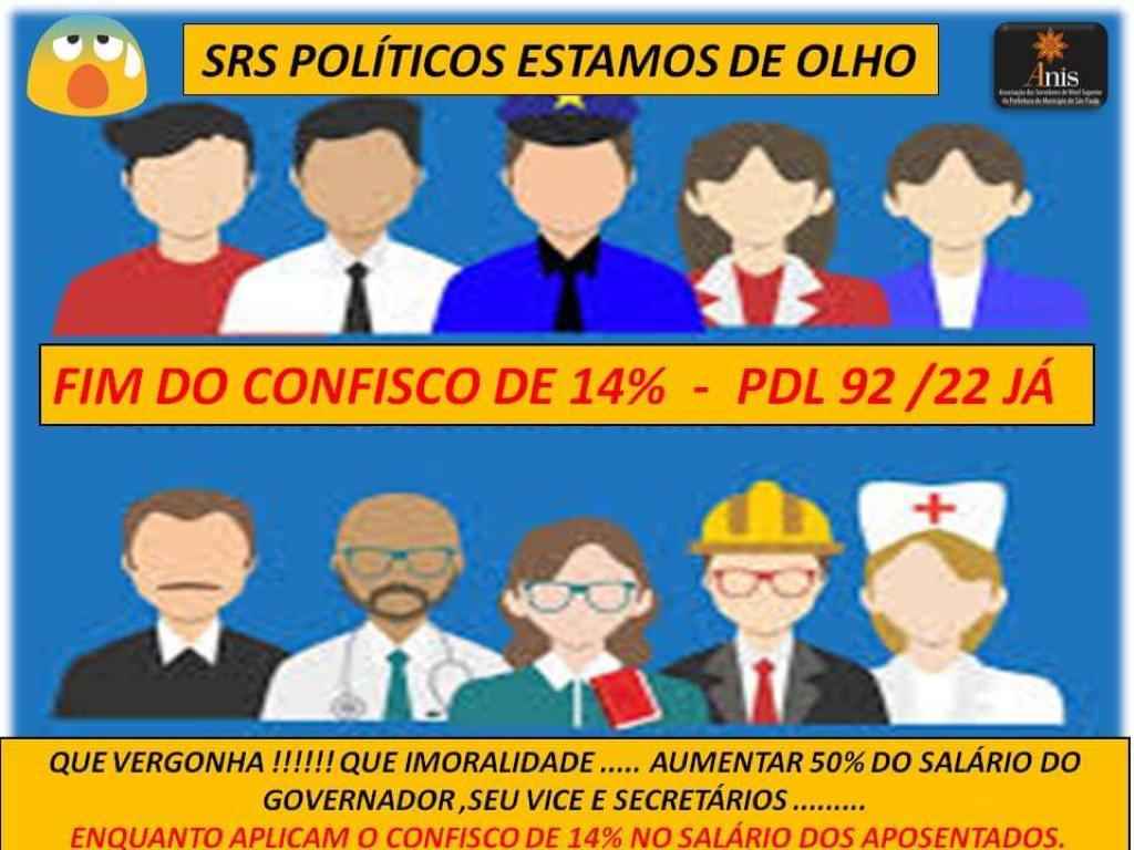 CCJ, aposentados PMSP precisam de vocês. Aprovem o PDL92 e acabem com o desconto de 14% em suas aposentadorias.
@sandrasantana45
<a href="/SandraTadeu/">Dra. Sandra Tadeu</a> 
<a href="/DanielAnnenberg/">Daniel Annenberg</a>
<a href="/eliseugabriel/">Prof. Eliseu Gabriel</a>
<a href="/FernandoHoliday/">Fernando Holiday</a>
<a href="/m_messiassp/">Marcelo Messias</a>
<a href="/ThammyReal/">Thammy Miranda</a>
<a href="/AlessandroGuede/">Alessandro Guedes</a>
<a href="/ToninhoVespoli/">Toninho Vespoli</a>
#ProtejamAposentados