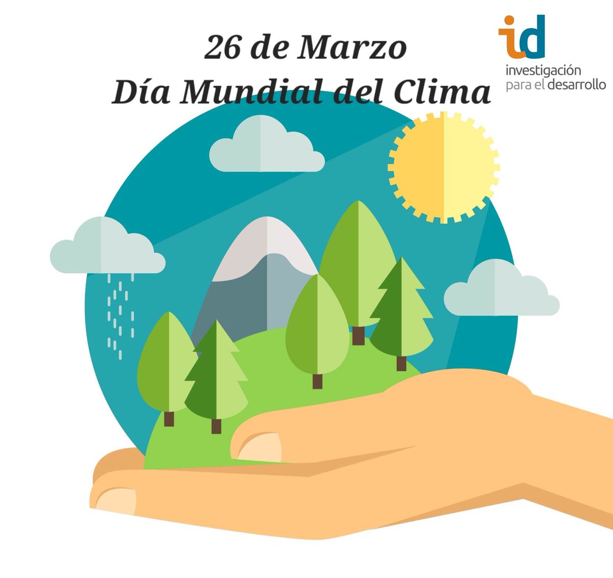Cada 26 de marzo se conmemora el Día Mundial del Clima, declarado en la Convención Marco de las Naciones Unidas sobre el Cambio Climático efectuada en el año 1992