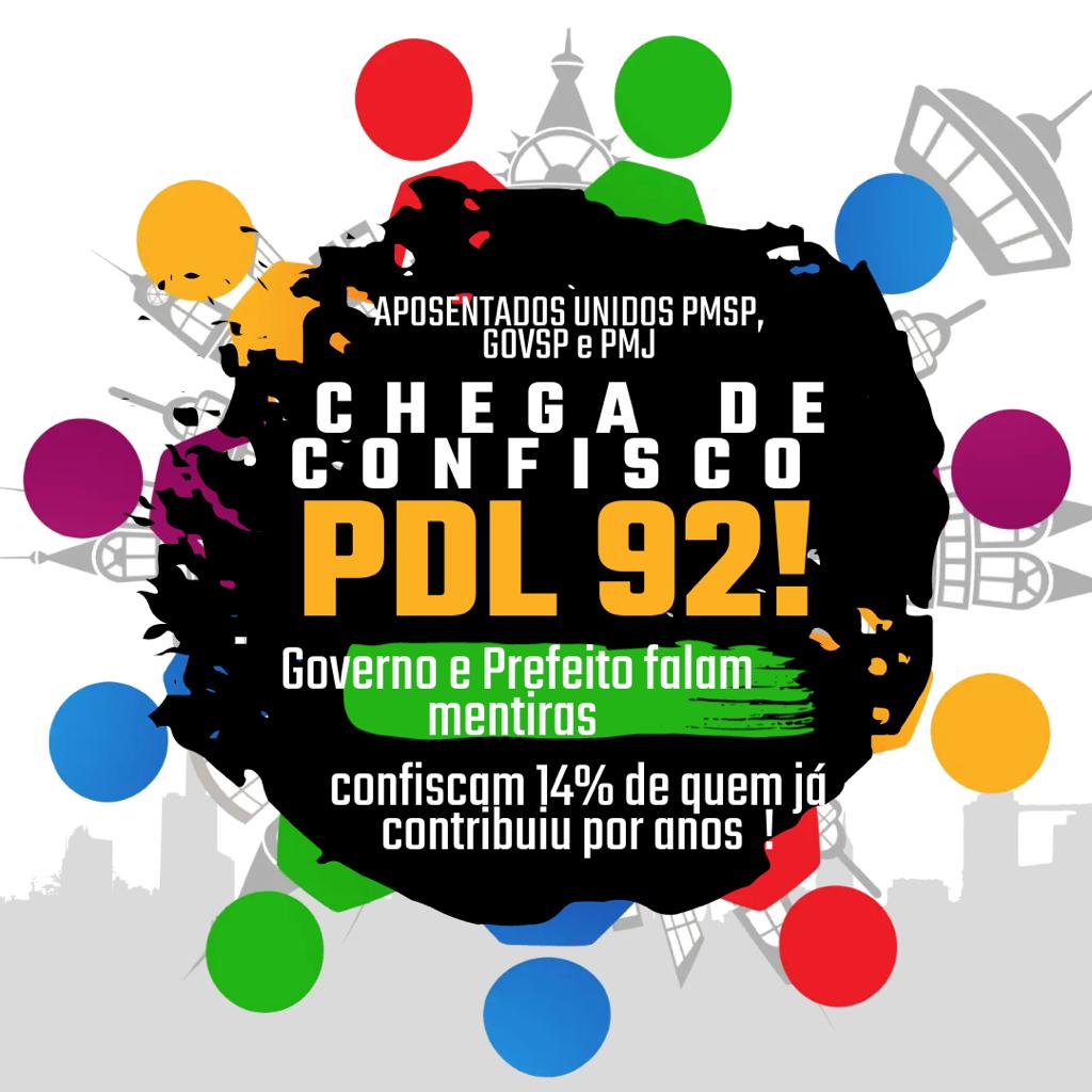 Os vereadores e o prefeito de São Paulo têm o dever de proteger os aposentados PMSP e pautar o PDL92 para que o desconto de 14% seja eliminado.
<a href="/ricardo_nunessp/">Ricardo Nunes</a>
<a href="/camarasaopaulo/">camarasaopaulo</a>
<a href="/crismonteirosp/">Cris Monteiro</a>
<a href="/DanielAnnenberg/">Daniel Annenberg</a>
<a href="/danilodoposto/">Danilo do Posto de Saúde</a>
<a href="/veramagalhaes/">Vera Magalhaes</a>
#ProtejamAposentados
