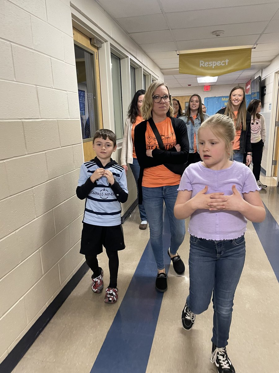 District KTOY visit @CentralPauline today!  We had two future leaders give us a building tour. #wearePC #PCProud #PCMissionPossible