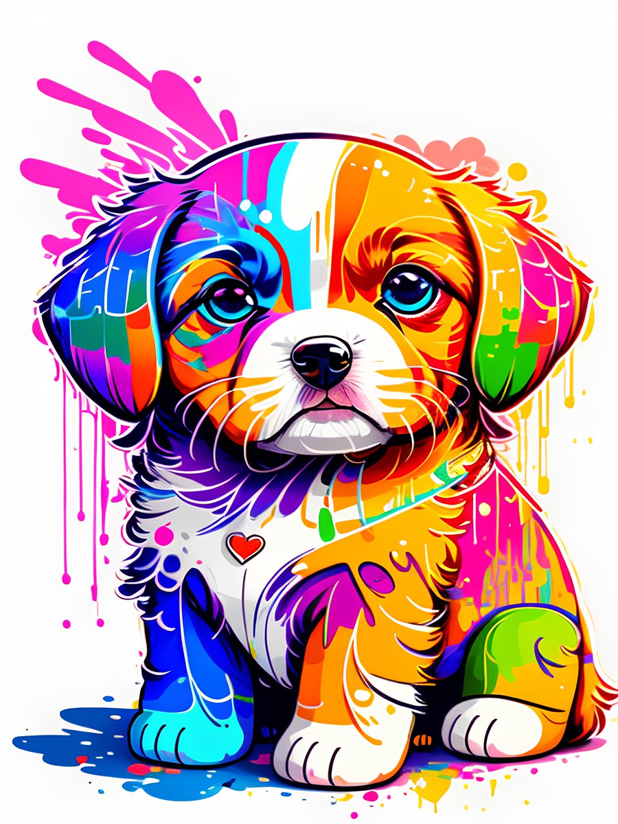 MCXPrints's tweet photo. Colorful Puppy T-Shirt
🐶 Check out our latest design - the Colorful Puppy T-Shirt! 🌈 
#art #PuppyLove #DogTShirt #PetClothing #AnimalLovers #CutePets #FashionablePets #CasualWear #PuppyStyle #TrendyTShirts #DoggyFashion https://t.co/Fee1CkL3Fm