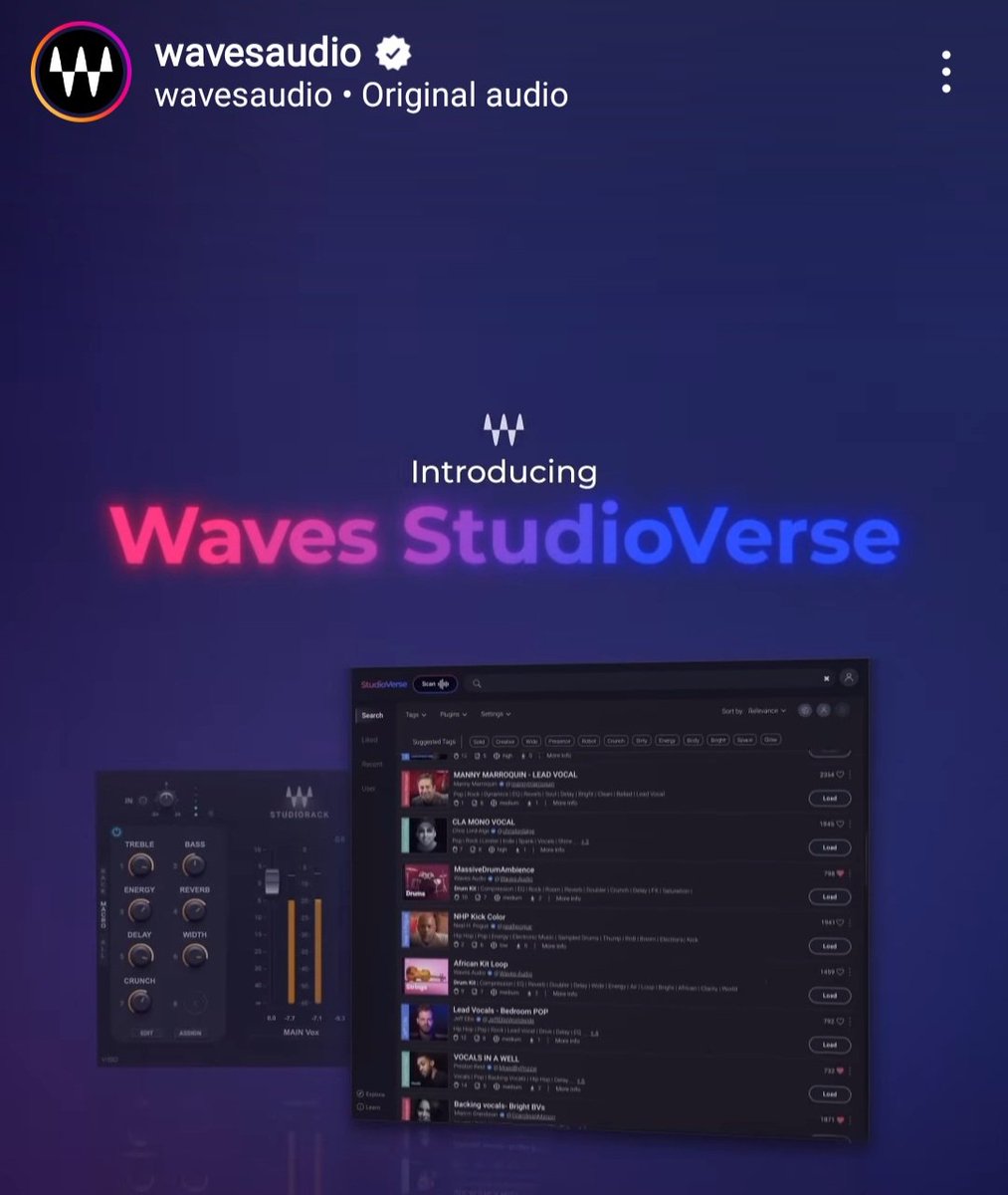 nocarriermusic's tweet image. 2/2
I&apos;ll use the last versions until they don&apos;t work anymore and then it&apos;s good-bye Waves (unless they come up with a better system until then)...

#wavesaudio #wavessucks #wavesplugins #chriswirsig #filmcomposer #tvcomposer
