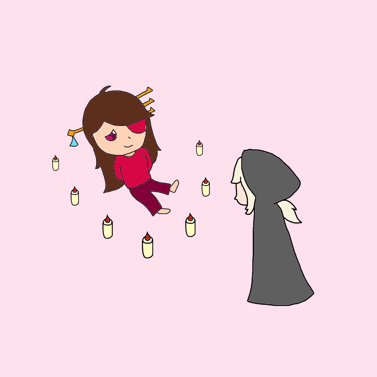 Beidou: Aw, look at you getting all romantic with all these candles.

Kazuha:

Kazuha: Okay first of all, I'm going to sacrifice you.

#GenshinImpact #Beikazu #Kazubei