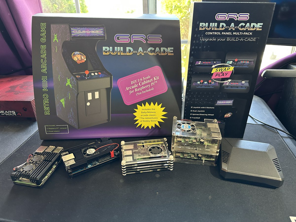 kiodiekin's tweet image. Glen from glens retro sent this over for review. The grs build a Cade. Pictured with raspberry pi3, pi4 and orange pi5 units #pi4 #pi3 #orangepi #kiodiekin #kiodiekinhobbies #tech #buildacade @microcenter @Raspberry_Pi