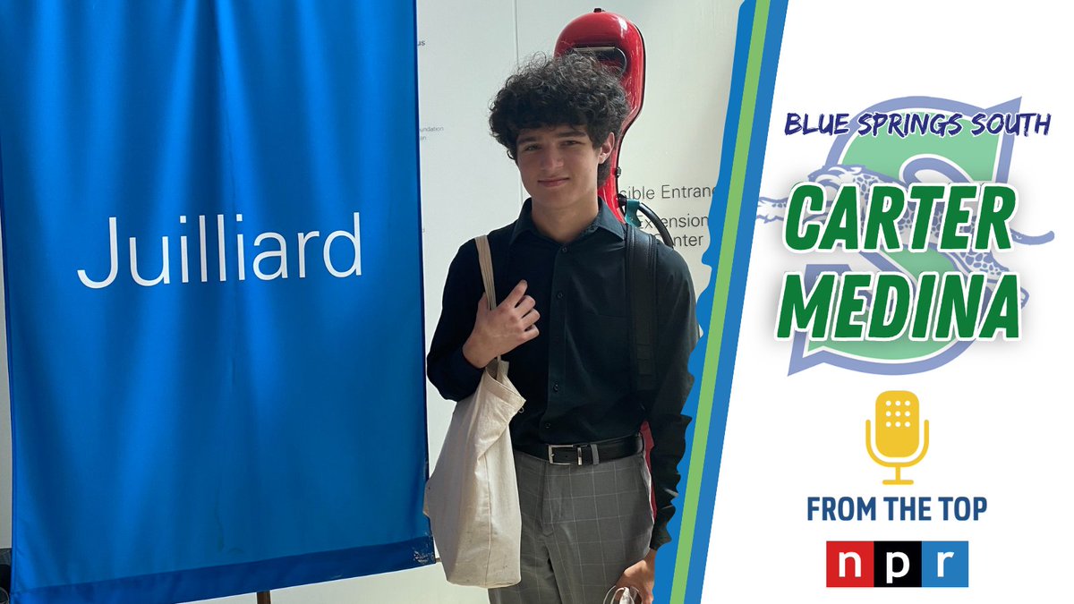 BSSDnews's tweet image. Congratulations to @bssjaguars Junior Carter Medina who will be featured tomorrow on the @NPR radio program “From the Top.” The segment highlights young musicians ages 8 to 18. Carter is an accomplished cellist and has performed in various places including @carnegiehall and The…
