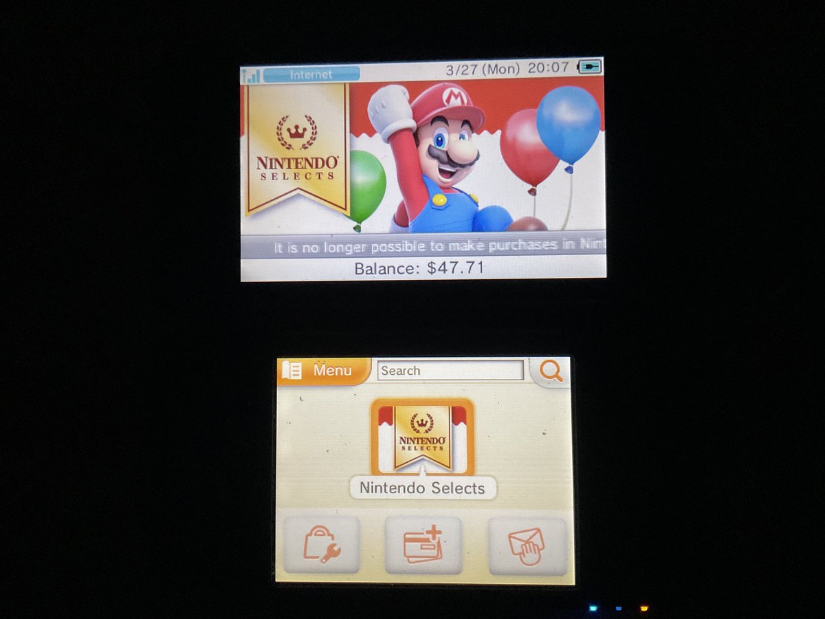 WolfpackMiitomo on Twitter "The end of an era. RIP Nintendo 3DS