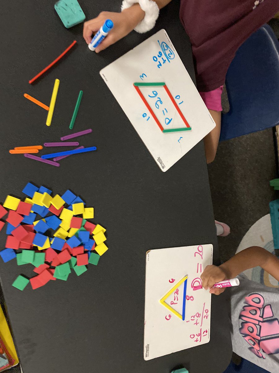 Mrs_Granier's tweet image. Had fun with AngLegs and perimeter today! @BernshausenKISD #KleinMath