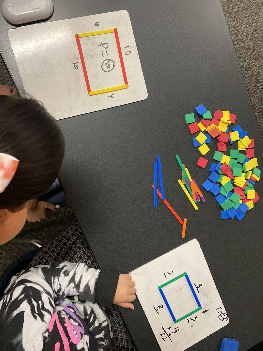 Mrs_Granier's tweet image. Had fun with AngLegs and perimeter today! @BernshausenKISD #KleinMath