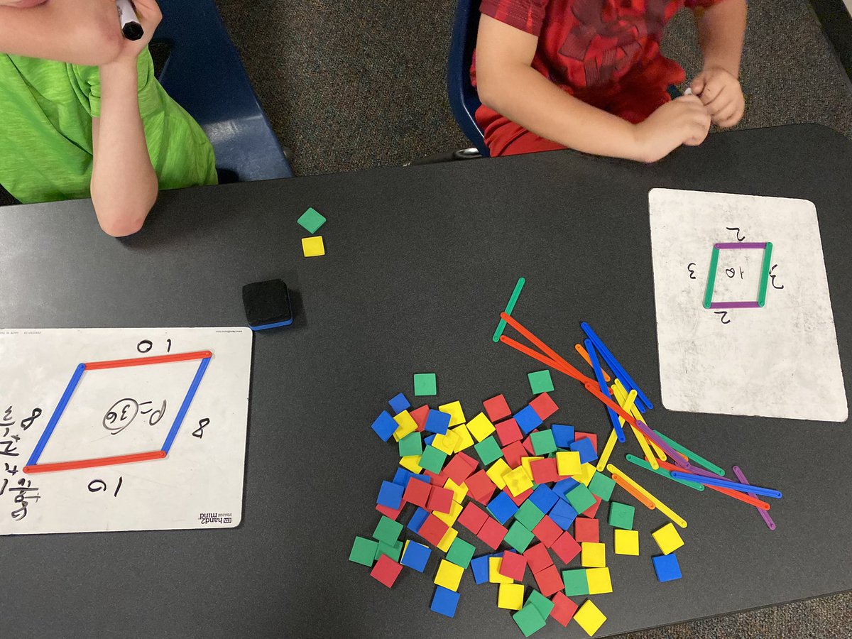 Mrs_Granier's tweet image. Had fun with AngLegs and perimeter today! @BernshausenKISD #KleinMath