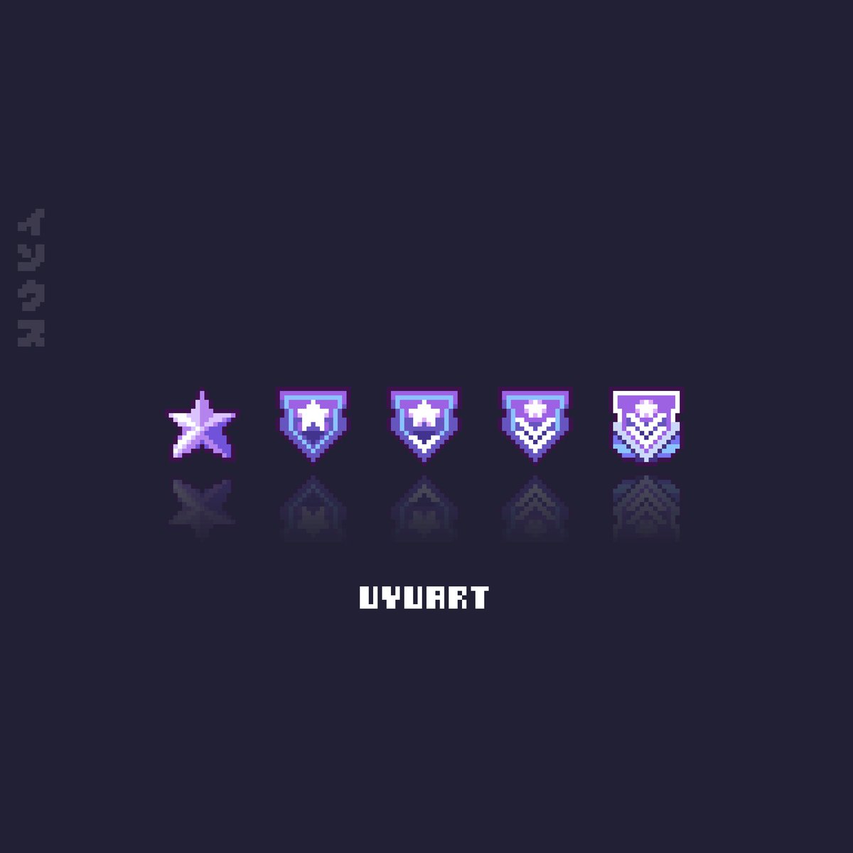 InxanityOCE's tweet image. Badges for @/uyu_arts 

#pixeart #twitchbadges