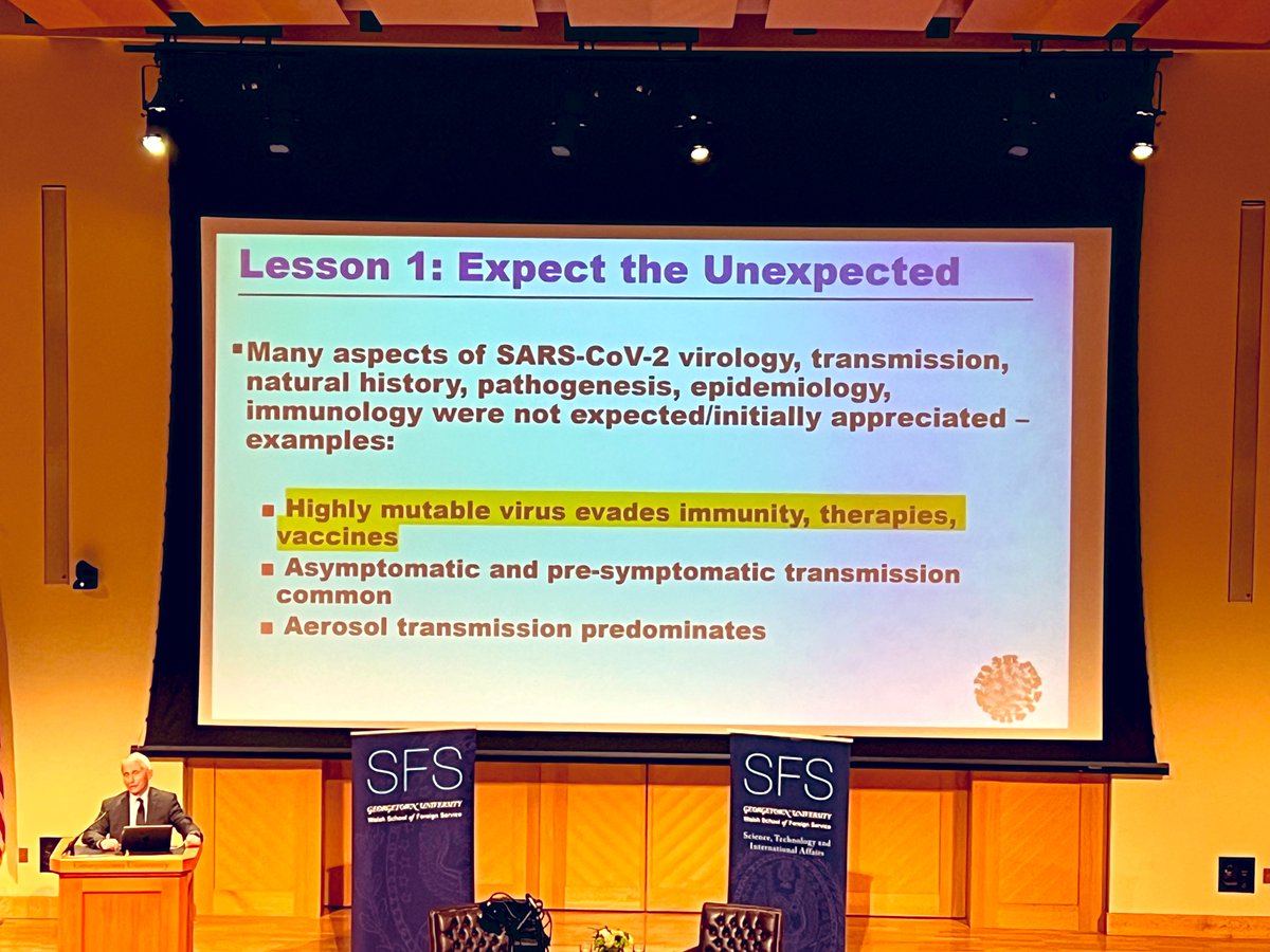 ⚠️SCOOP—Dr Fauci admits key mistakes: 1) #COVID19 variants really bad—evades immunity, drugs, and vaccines 2) Asymptomatic transmission 3) Virus is airborne I recall rude people once mocked me about “fear-mongering” about “scariants”, on asymptomatic, on #COVIDisAirborne. 🤷🏻‍♂️