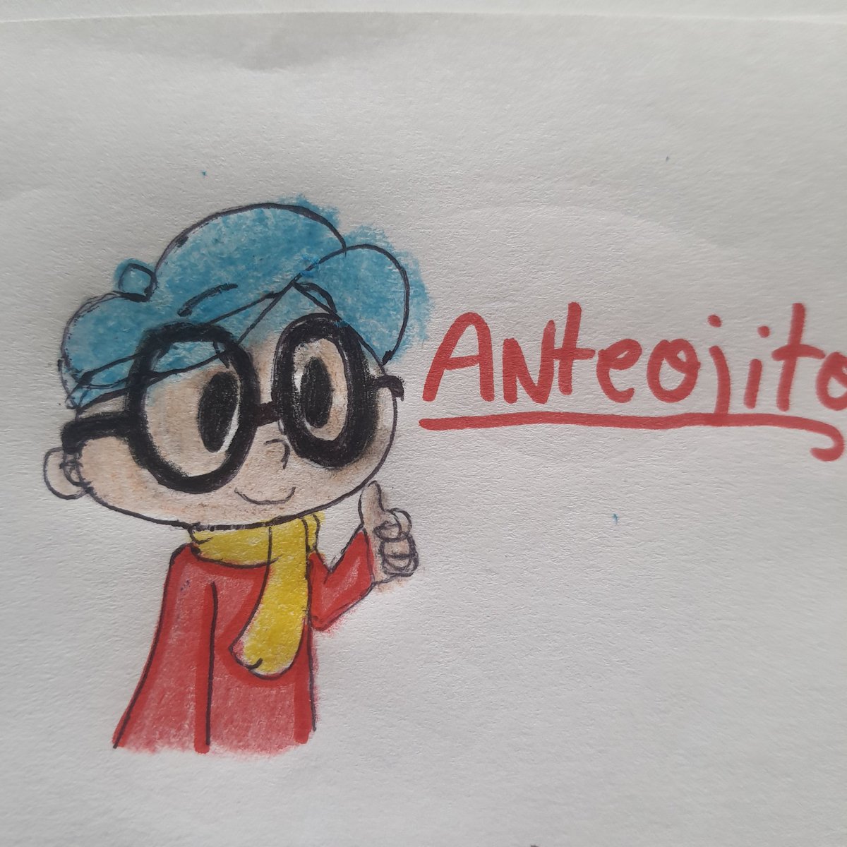 Antonellaeguez1's tweet photo. Hice los cuarto dibujos a anteojito, hijitus, culculin y pi-pio
#hijitus #anteojito #pipio #culculin #anteojitoyantifaz #drawing https://t.co/U91UcT9rT1
