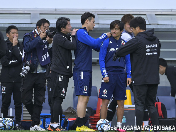 【写真特集】大阪入りした森保J、ヨドコウ桜スタジアムでコロンビア戦前日練習(16枚)#ゲキサカ #daihyo #日本代