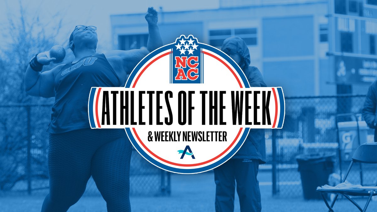 Here are the latest NCAC Athletes of the Week presented by <a href="/Athliance/">Athliance</a>! #NCACPride 

📰: bit.ly/40FUCoA
