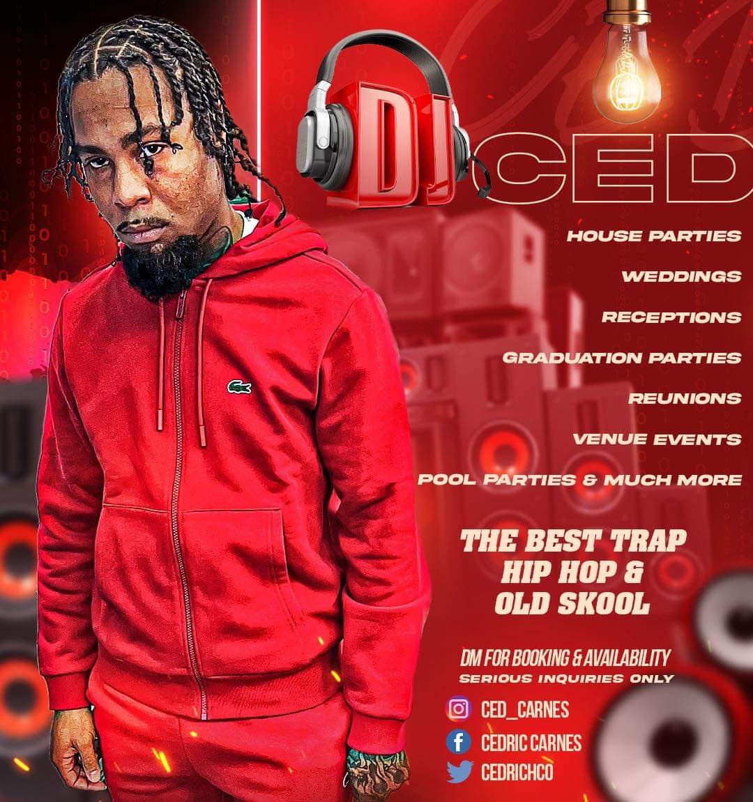 CedricHco's tweet photo. I Know Yall Outside This Summer I AM 2✔️Go Book Me 📲 Any Parties, Setts, Babyshowers etc DJ CED📌📌Livest In Da City‼️‼️ https://t.co/oiUQ1A4Oed