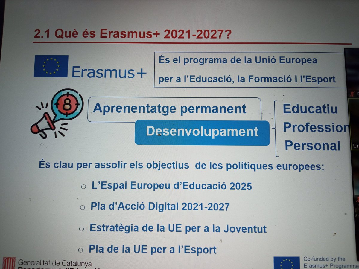 EscolaJOR's tweet photo. Sessió informativa CETE+
Participem d'una transformació educativa a través d'un programa d'innovació i internacionalització per poder esdevenir un centre de referència en l'aprenentatge de les llengües.
#CETE+ #EMAILC #Erasmus+ #ProjecteGEP
@EplusCatEdu @InnovacioE @educaciocat https://t.co/D6ydU1oPkG