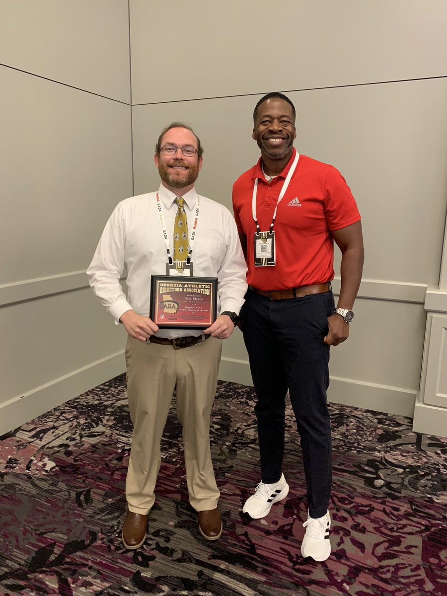 CoachStikes's tweet image. Honored to represent region 4-AAAA as @GADACOACHES region AD of the year! 

Thankful for admin team at @FCHSTigers that supports me &amp;amp; our coaches as well as great region ADs that make this job fun!

Most important is a great family that loves &amp;amp; supports me-thanks Brittany &amp;amp; kids!